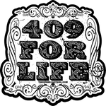 409 For Life sticker