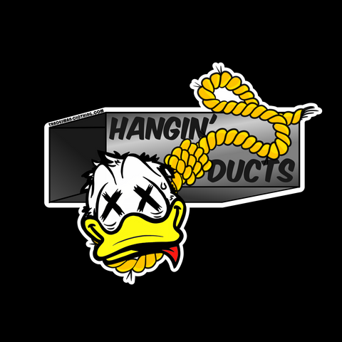 Hangin' Ducts Sticker