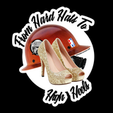 Hardhats to High Heels Tradeswoman Sticker