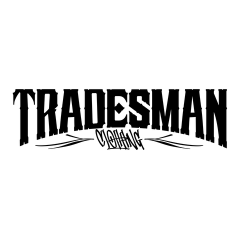 Tradesman Clothing logo Vinyl Sticker