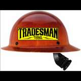 Tradesman Clothing logo Yellow border